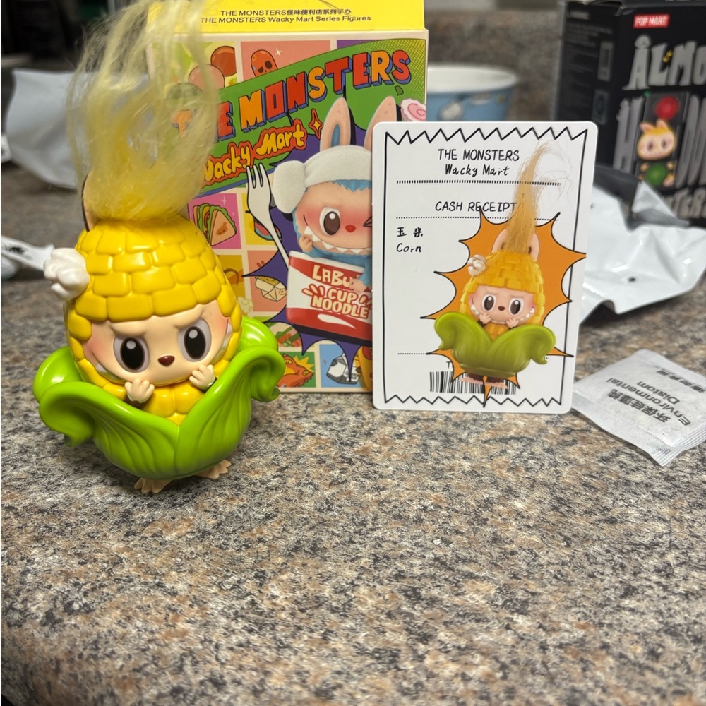 Authentic Pop Mart Wacky Mart Corn Figure